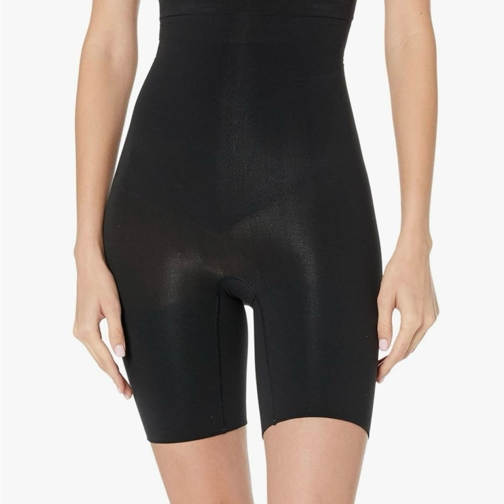 Womens Spanx‎ higher power shorts small very black new